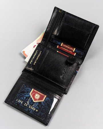 Leather's wallet RFID PETERSON PTN 22308-VT-A