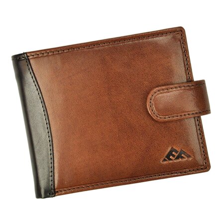 Men's genuine leather wallet EL FORREST 556-601 RFID