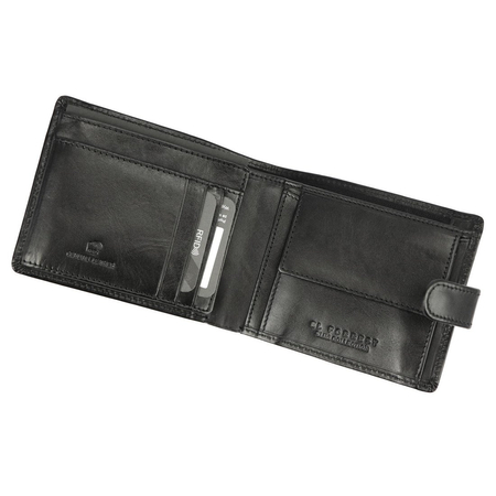 Men's genuine leather wallet EL FORREST 556-601 RFID