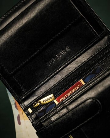 Men's genuine leather wallet Peterson PTN N104-VT