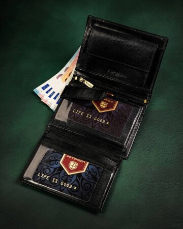 Men's genuine leather wallet Peterson PTN N104-VT
