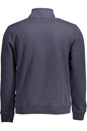 NAPAPIJRI MEN&#39;S BLUE SWEATSHIRT WITH ZIP