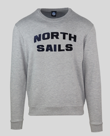 NORTH SAILS SWEATSHIRT WITHOUT ZIP MAN GRAY