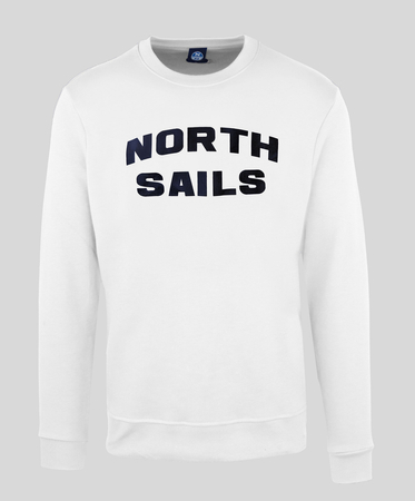 NORTH SAILS SWEATSHIRT WITHOUT ZIP MAN WHITE