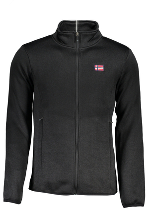 NORWAY 1963 MEN&#39;S BLACK ZIP SWEATSHIRT