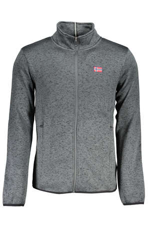 NORWAY 1963 MEN&#39;S GRAY ZIP SWEATSHIRT