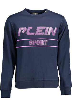 PLEIN SPORT SWEATSHIRT WITHOUT ZIP MAN BLUE