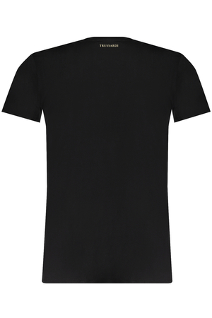 TRUSSARDI MEN&#39;S SHORT SLEEVE T-SHIRT BLACK