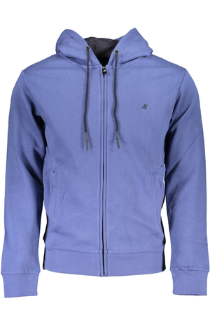 US GRAND POLO MEN&#39;S BLUE ZIP SWEATSHIRT