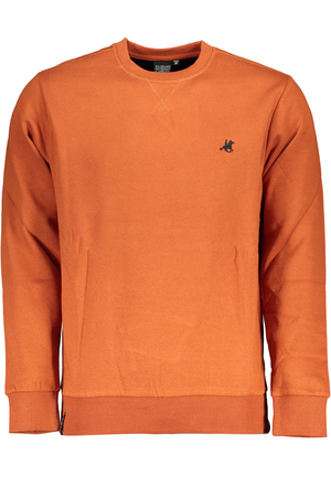 US GRAND POLO MEN&#39;S BROWN ZIPLESS SWEATSHIRT