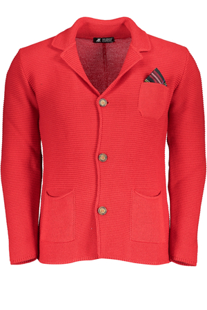 US GRAND POLO MEN&#39;S RED CARDIGAN