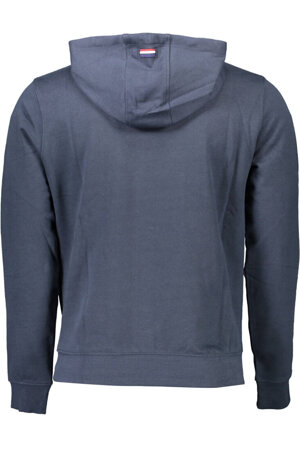 US POLO MEN&#39;S BLUE SWEATSHIRT WITH ZIP