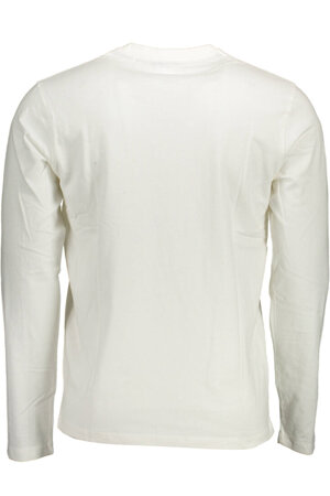 US POLO T-SHIRT LONG SLEEVE MAN WHITE