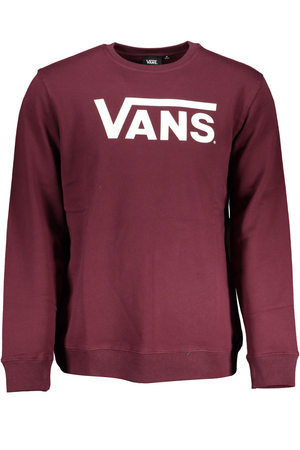 VANS RED MEN&#39;S ZIPLESS SWEATSHIRT