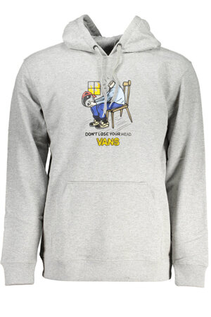 VANS SWEATSHIRT WITHOUT ZIP GRAY MAN