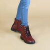 Ankle boots Shone model: 8A12-021 color: Red. Shoes Boy. Season: Fall/Winter