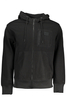 CALVIN KLEIN MEN&#39;S BLACK ZIP SWEATSHIRT