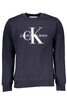 CALVIN KLEIN MEN&#39;S BLUE ZIPLESS SWEATSHIRT