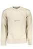 CALVIN KLEIN MEN's BEIGE ZIPLESS SWEATSHIRT