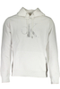 CALVIN KLEIN WHITE MEN&#39;S SWEATSHIRT WITHOUT ZIP