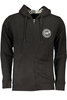 CAVALLI CLASS MEN&#39;S BLACK ZIP-OUT SWEATSHIRT