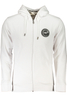 CAVALLI CLASS MEN&#39;S WHITE ZIP SWEATSHIRT