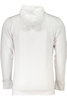 CAVALLI CLASS MEN&#39;S WHITE ZIP SWEATSHIRT