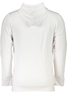 CAVALLI CLASS MEN&#39;S WHITE ZIP SWEATSHIRT