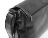 Carbon black shoulder laptop bag Solier S12