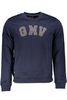 GIAN MARCO VENTURI MEN&#39;S BLUE ZIPLESS SWEATSHIRT