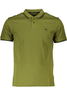 HARMONT &amp; BLAINE GREEN MEN&#39;S SHORT SLEEVED POLO SHIRT