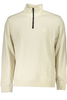 HUGO BOSS MEN&#39;S BEIGE ZIP SWEATSHIRT