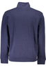 HUGO BOSS MEN&#39;S BLUE ZIP SWEATSHIRT