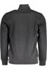 LA MARTINA MEN&#39;S BLACK ZIPPED SWEATSHIRT