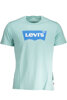 LEVI&#39;S LIGHT BLUE MAN SHORT SLEEVE T-SHIRT