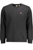 LEVI&#39;S MEN&#39;S BLACK SWEATSHIRT WITHOUT ZIP