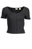 LEVI&#39;S WOMEN&#39;S SHORT SLEEVE T-SHIRT BLACK