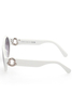 MONCLER WHITE WOMAN SUNGLASSES