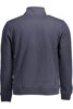 NAPAPIJRI MEN&#39;S BLUE SWEATSHIRT WITH ZIP