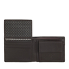 Nuvola Pelle Small Mens Wallet with Coin Pocket in Genuine Leather Inner Secret Zip and Card Slots