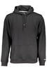 TOMMY HILFIGER MEN&#39;S BLACK ZIPLESS SWEATSHIRT