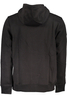 TOMMY HILFIGER MEN&#39;S BLACK ZIPLESS SWEATSHIRT