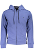 US GRAND POLO MEN&#39;S BLUE ZIP SWEATSHIRT