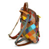 Women's designer colorful mosaic backpack