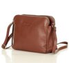 Women's leather messenger bag - MARCO MAZZINI