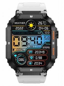 SMARTWATCH MĘSKI Gravity GT6-8 - WYKONYWANIE POŁĄCZEŃ, MONITOR SNU (sg020h)