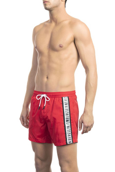 Stroje kąpielowe marki Bikkembergs Beachwear model BKK1MBS02 kolor Czerwony. Odzież Męskie. Sezon: