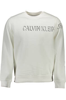 CALVIN KLEIN SWEATSHIRT OHNE REISSVERSCHLUSS HERREN WEISS