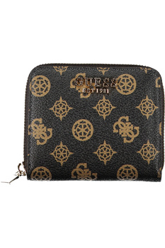 Eine kleine, elegante Damenbrieftasche mit Logo von Guess