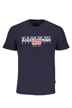 NAPAPIJRI HERREN-KURZARM-T-SHIRT BLAU